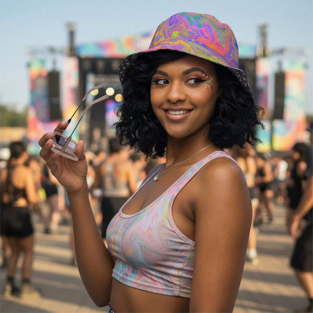 Psytrance Bucket Hat