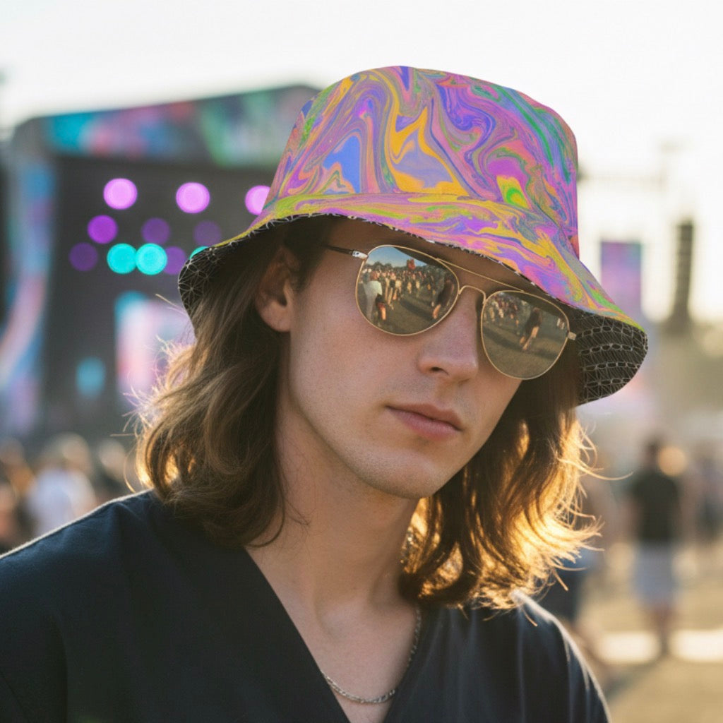 Psytrance Bucket Hat