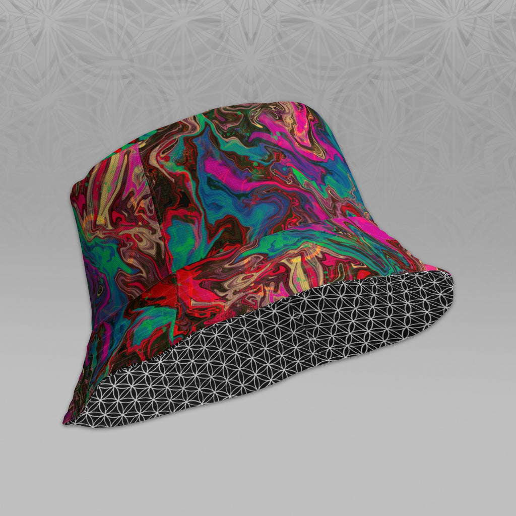Liquid Cosmos Bucket Hat
