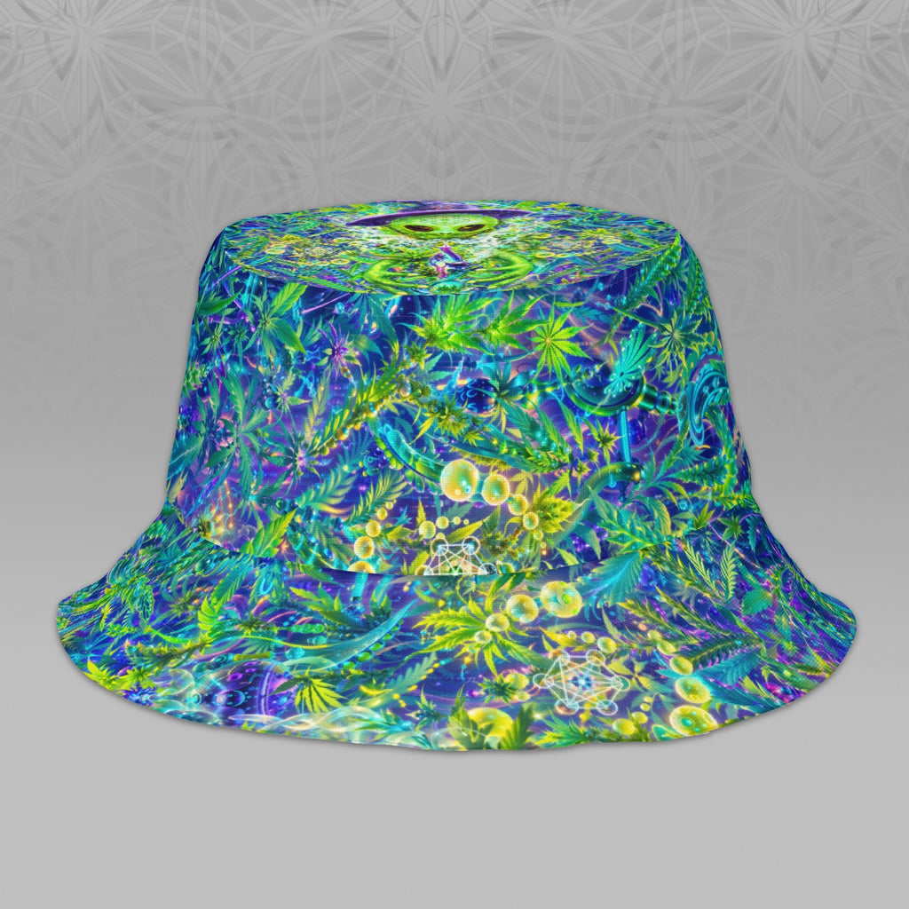 Wizard Stoner Alien Bucket Hat