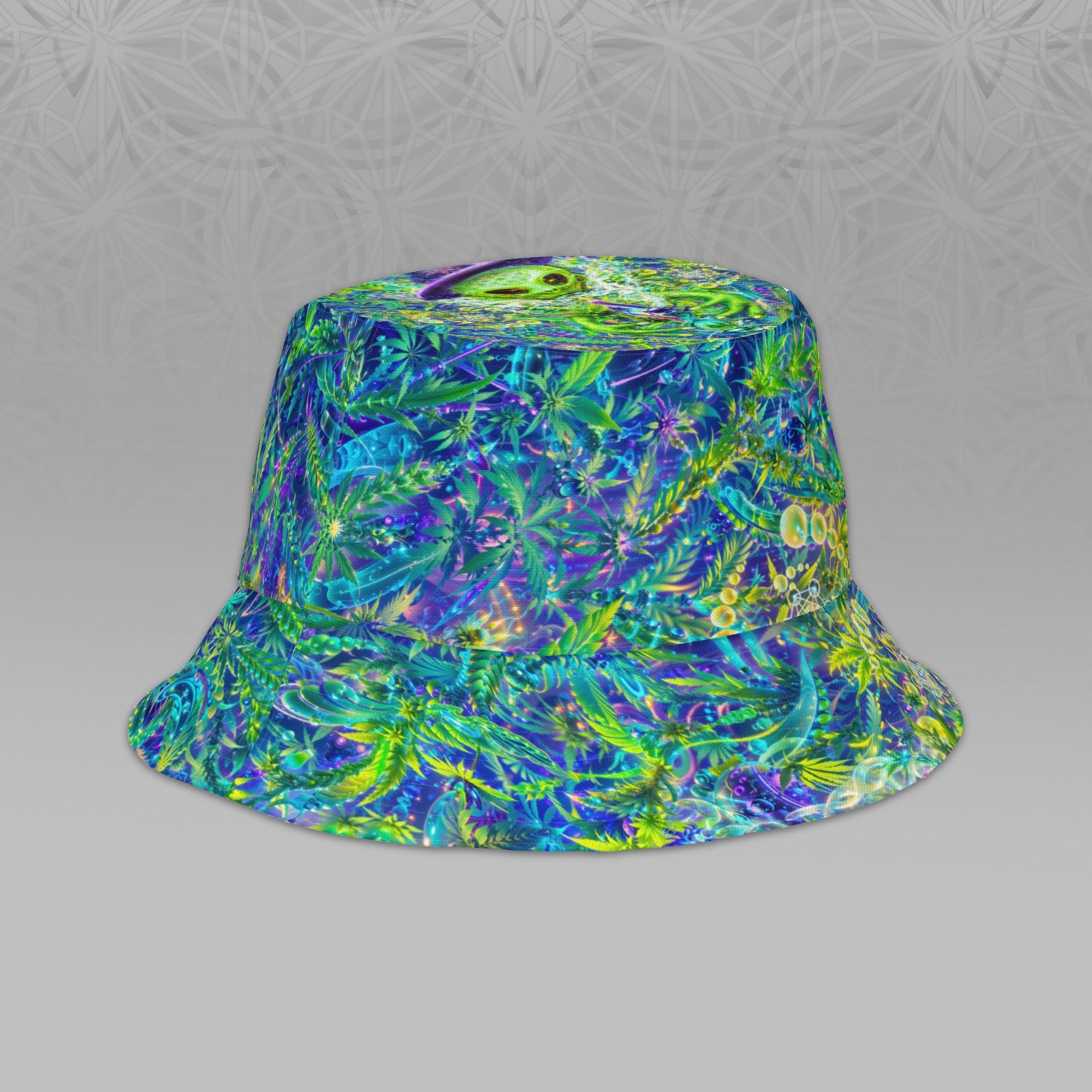 Wizard Stoner Alien Bucket Hat