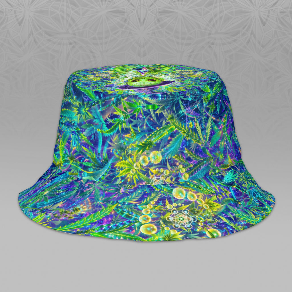 Wizard Stoner Alien Bucket Hat