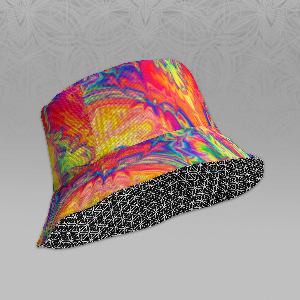 Windowpane Bucket Hat