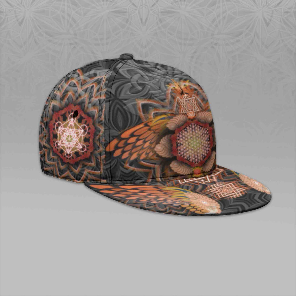Angel Catcher Orange Snapback Hat