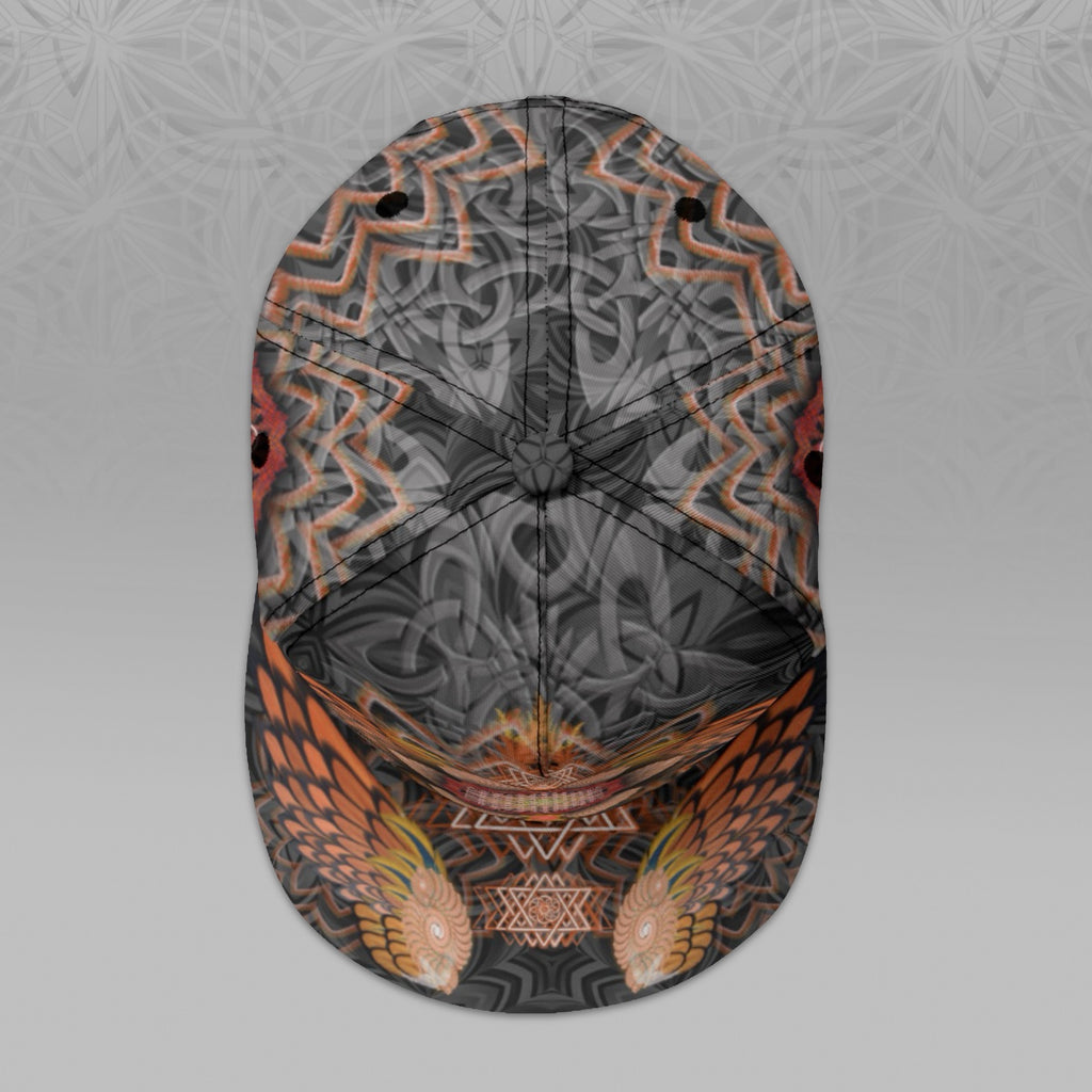 Angel Catcher Orange Snapback Hat