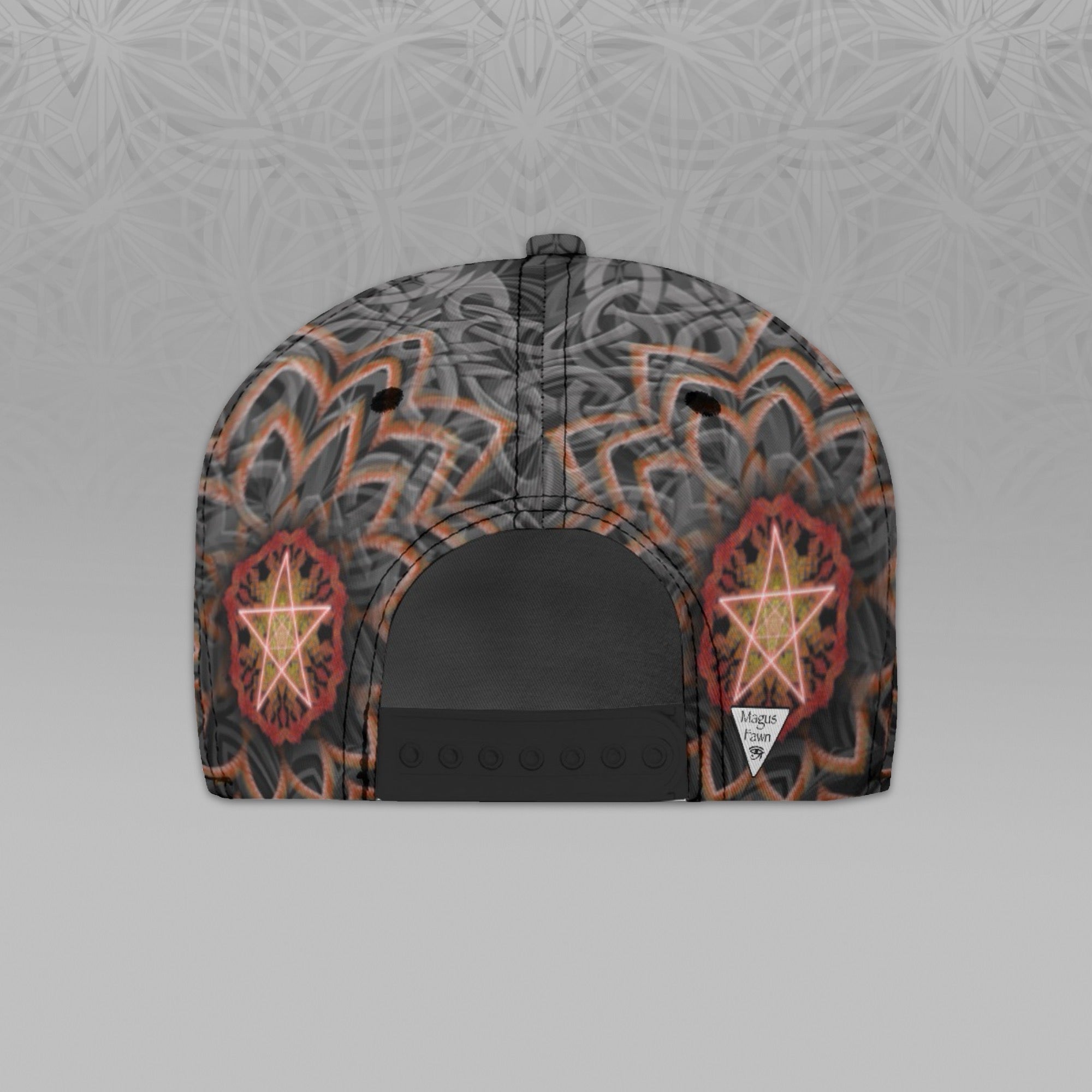 Angel Catcher Orange Snapback Hat