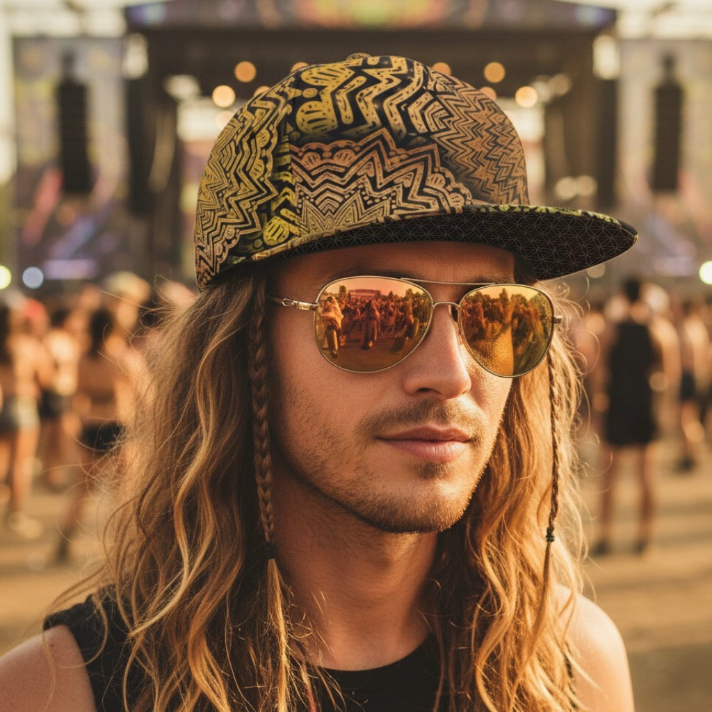 Snapback Hat | Golden OM
