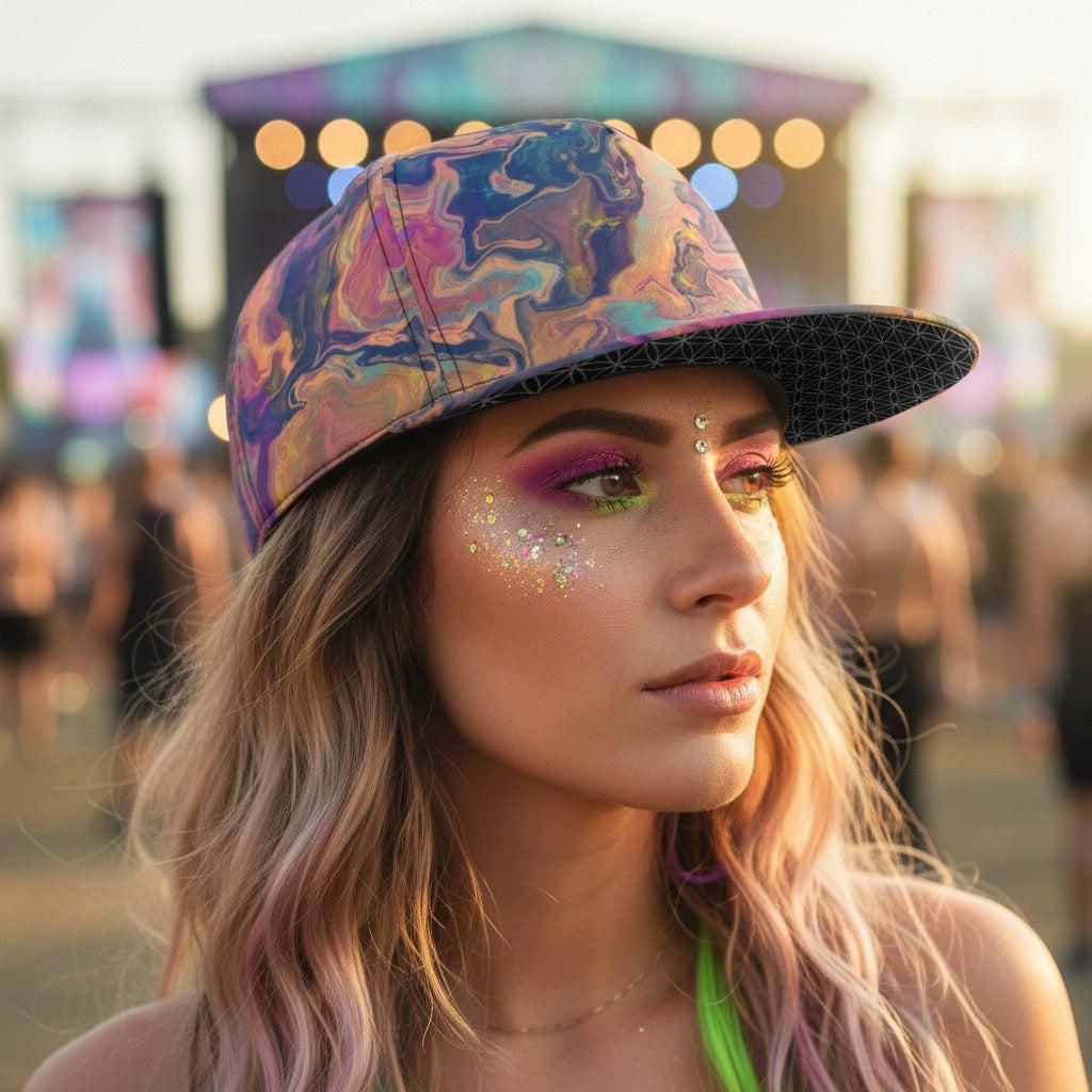 Snapback Hat | Liquified Abyss