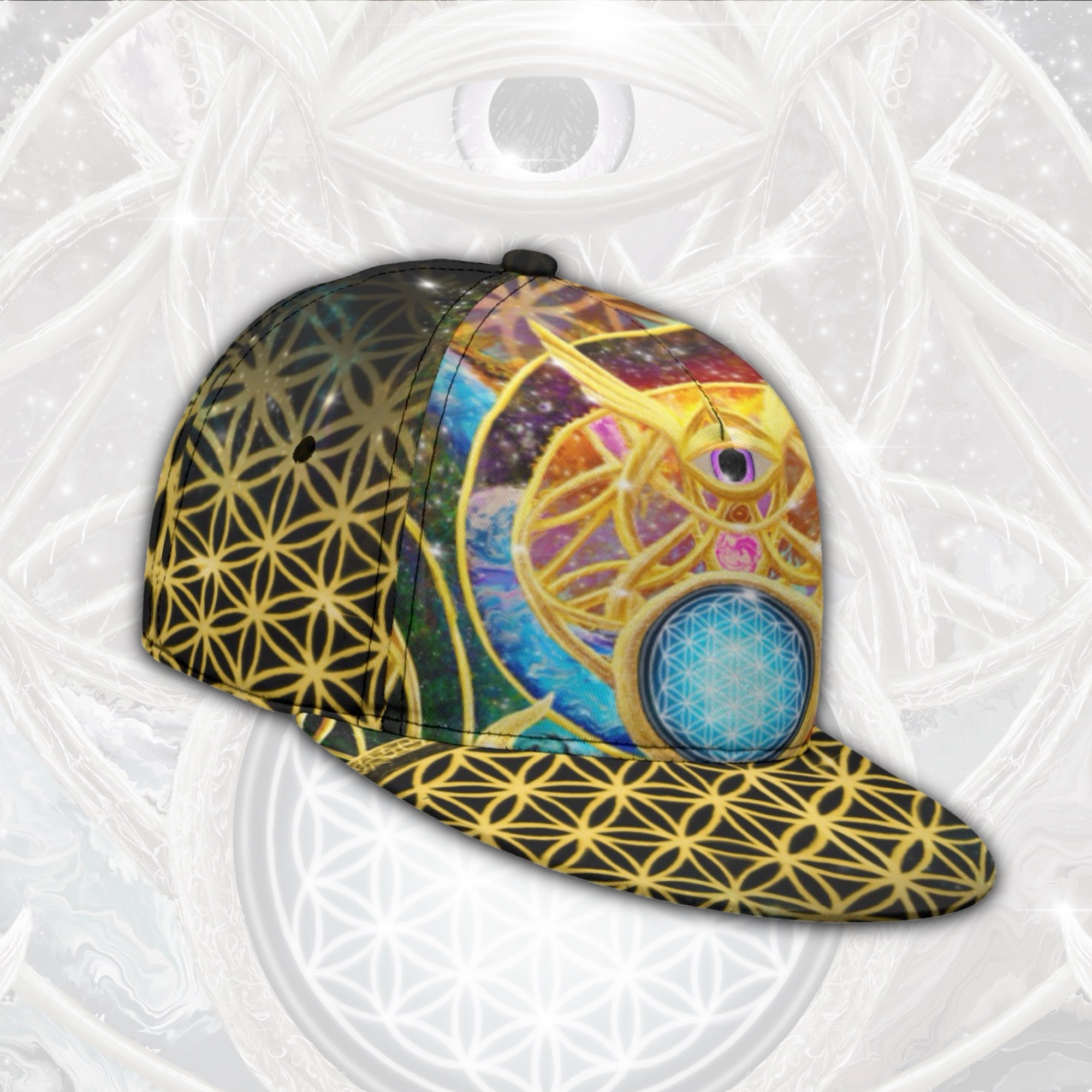 Snapback Hat | Mystic Eye Gold