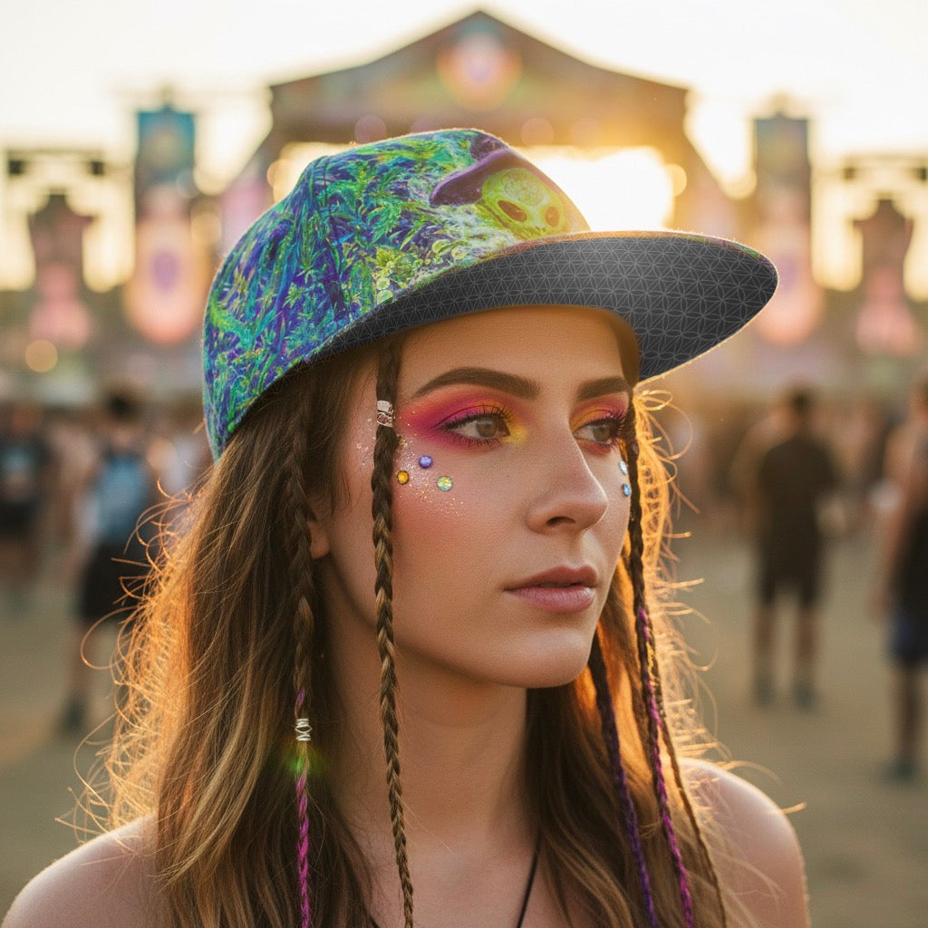 Snapback Hat | Alien Wizard Stoner