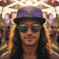 Snapback Hat | Purple Mandala