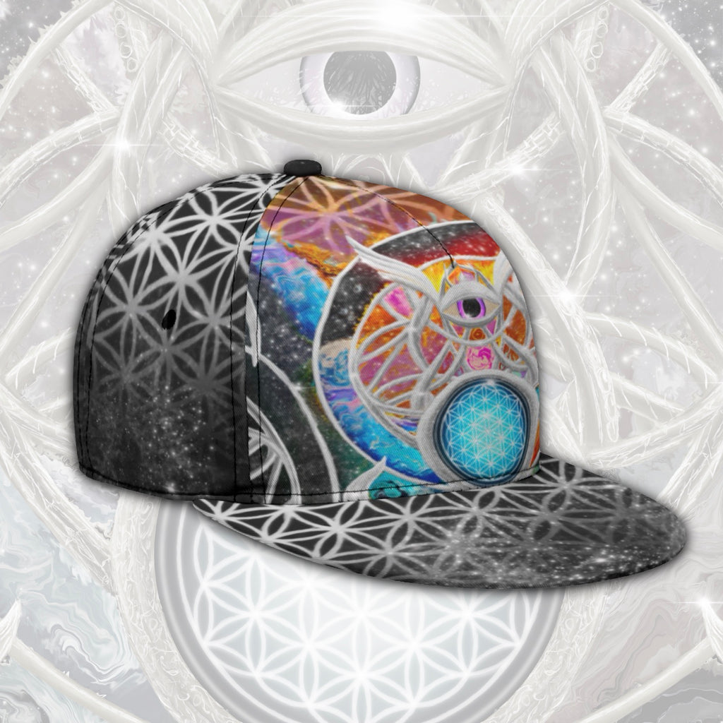 Mystic Eye Silver Snapback Hat