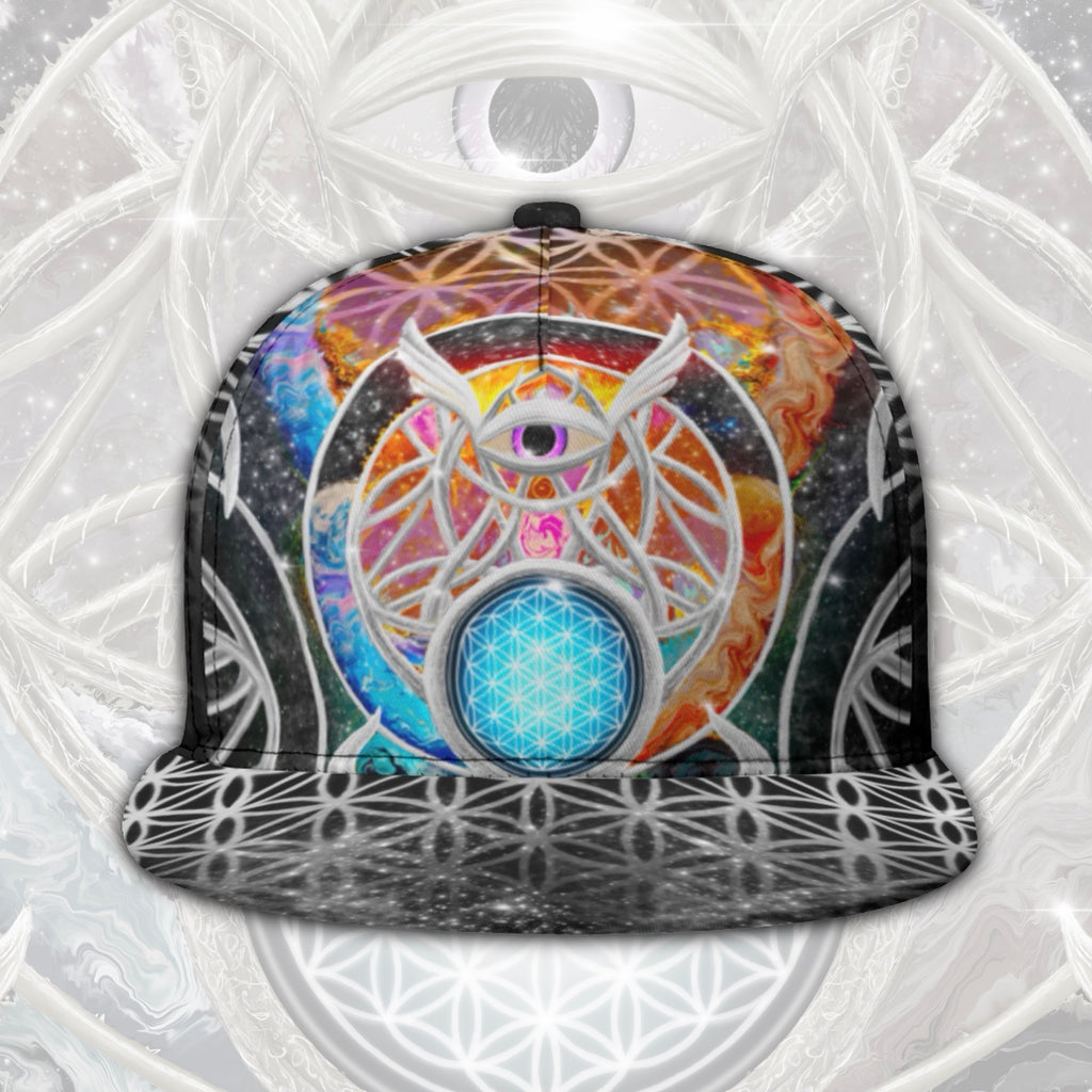 Mystic Eye Silver Snapback Hat