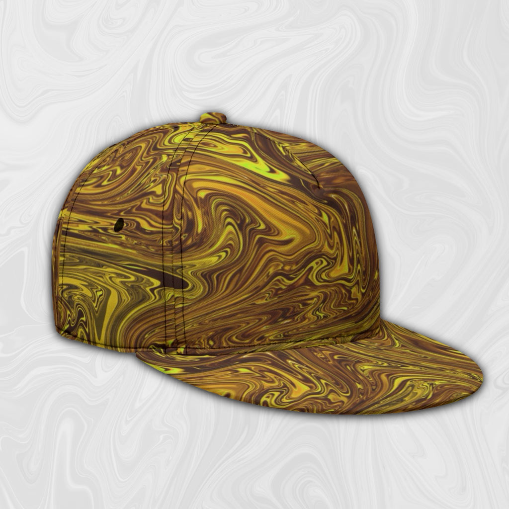 Liquid Gold Snapback Hat