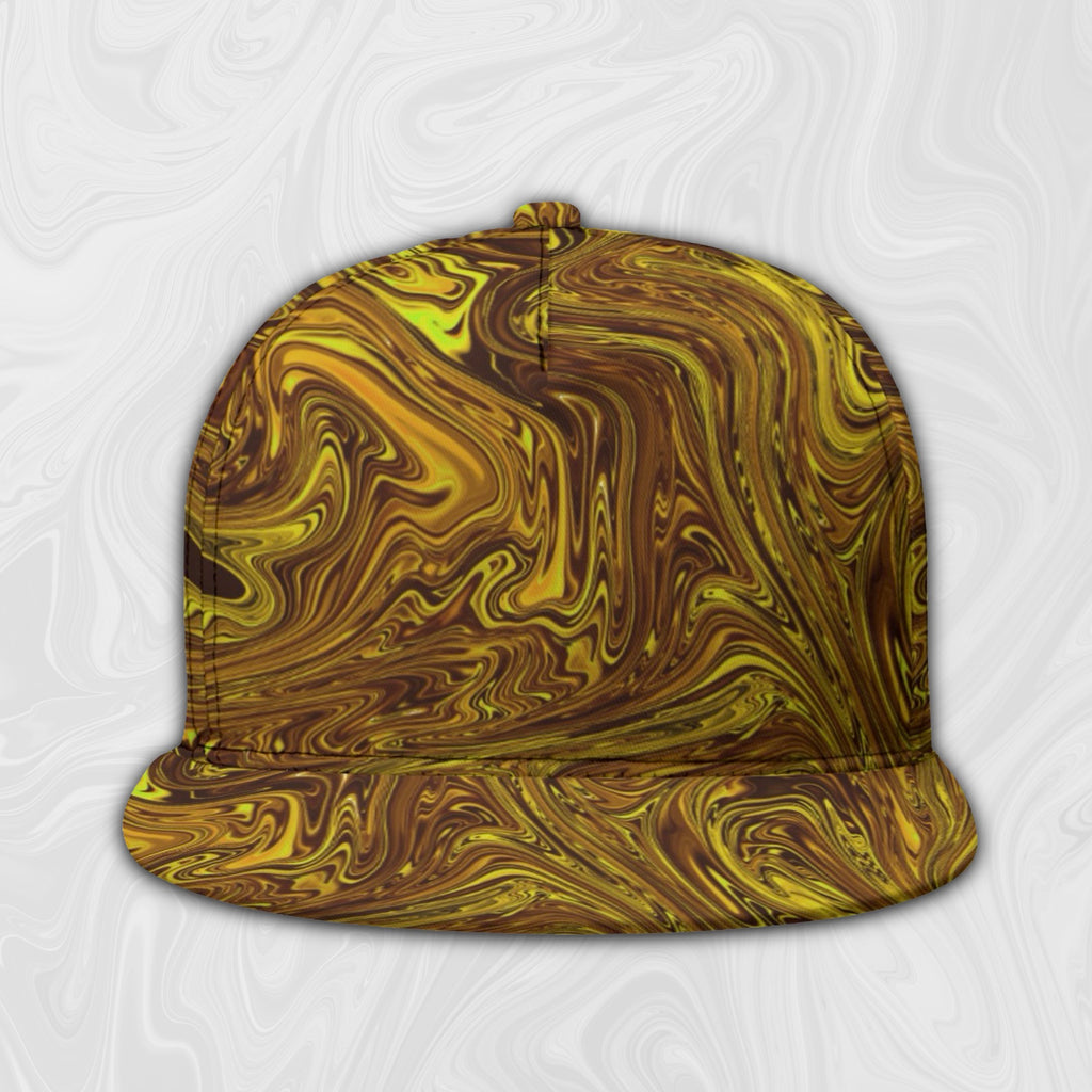 Liquid Gold Snapback Hat