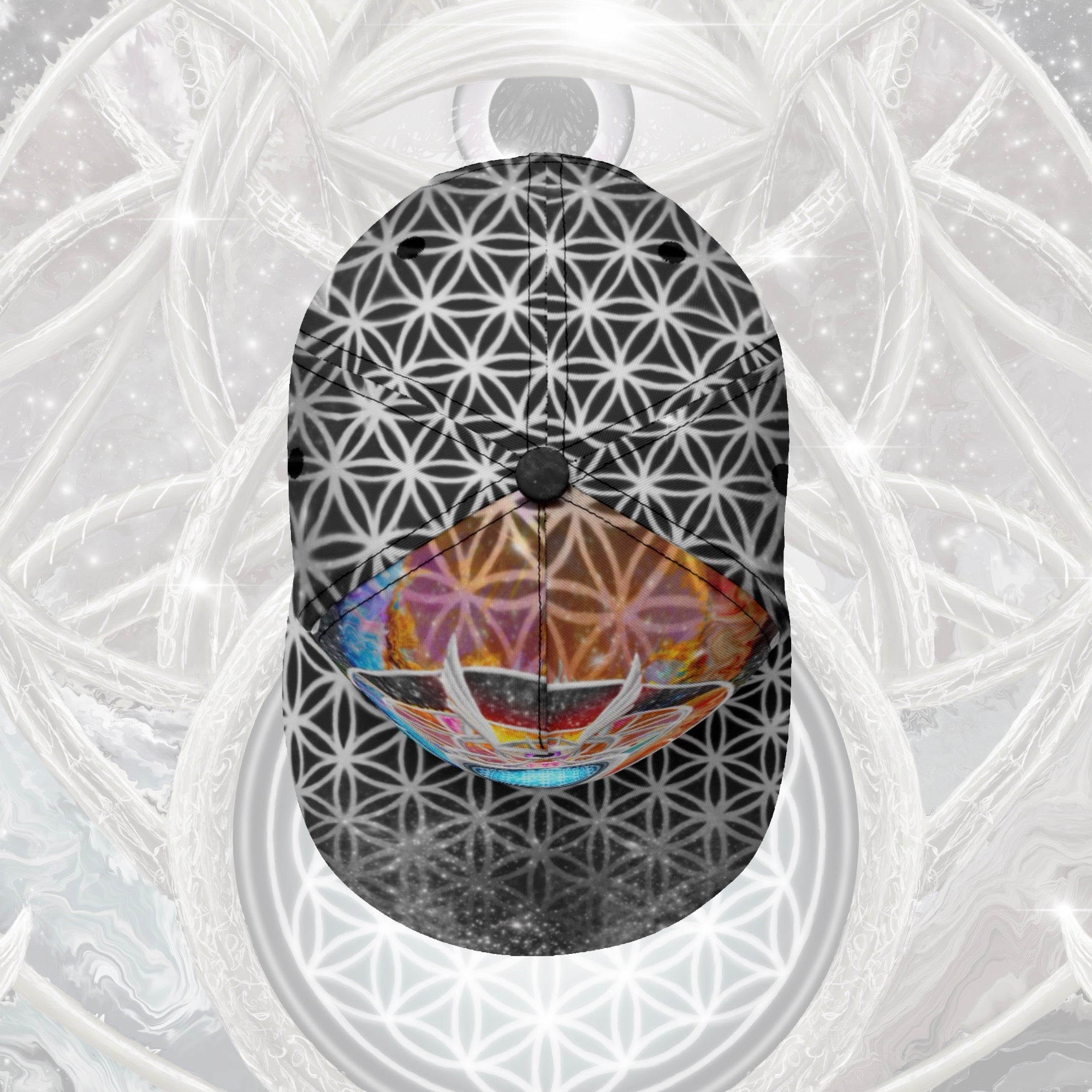 Mystic Eye Silver Snapback Hat