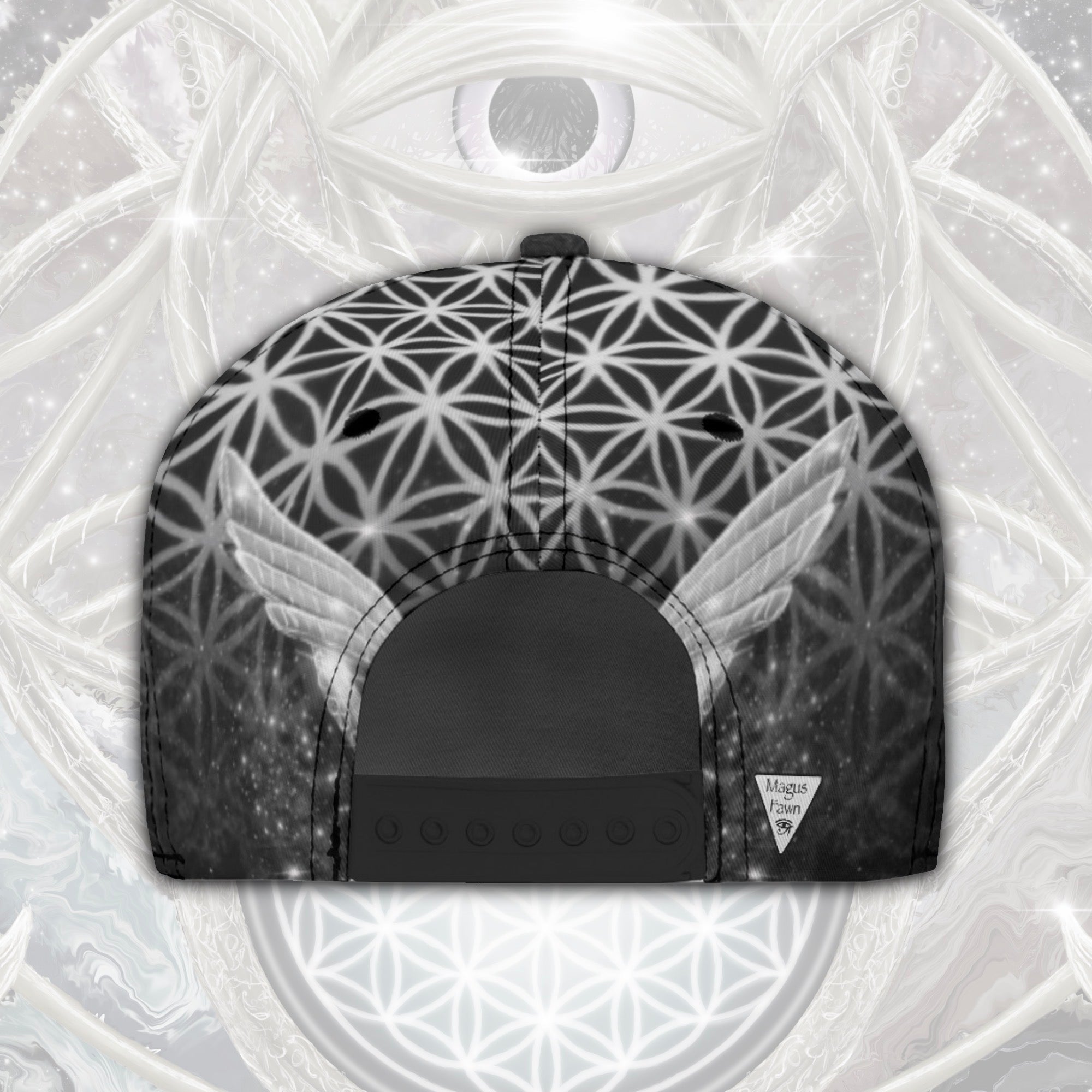 Mystic Eye Silver Snapback Hat