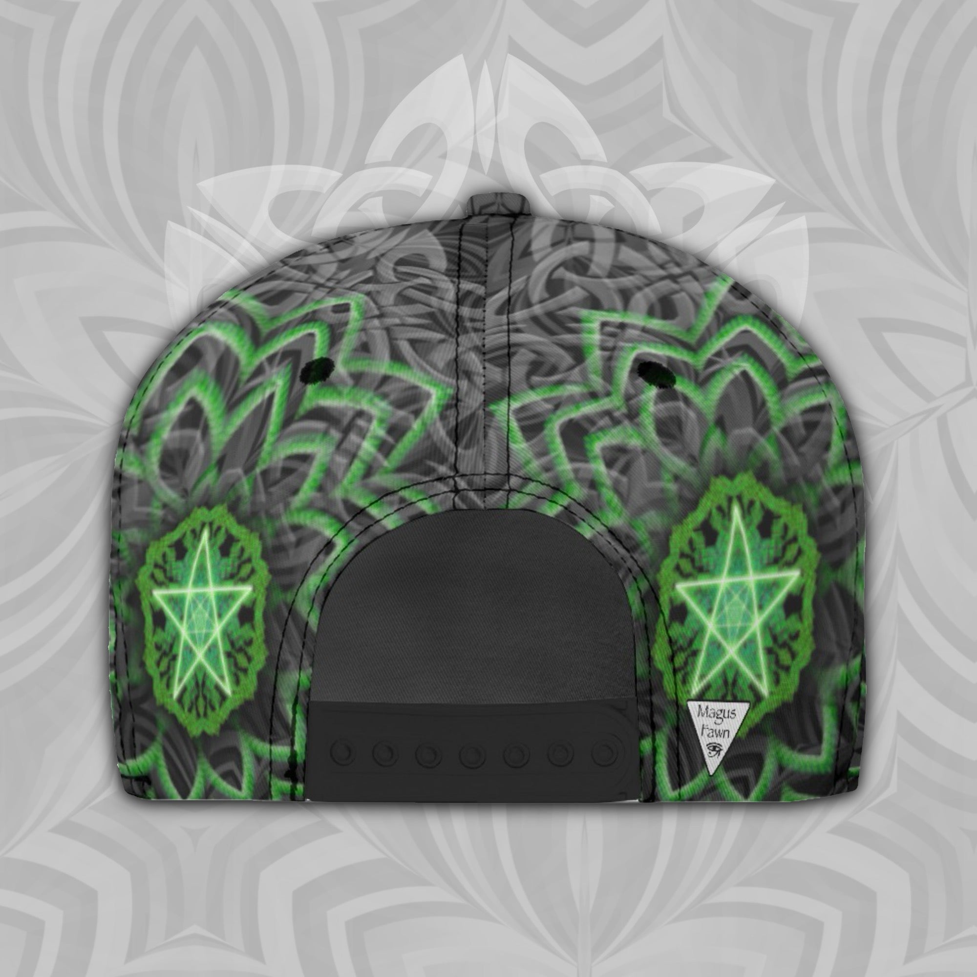 Angel Catcher Green Snapback Hat