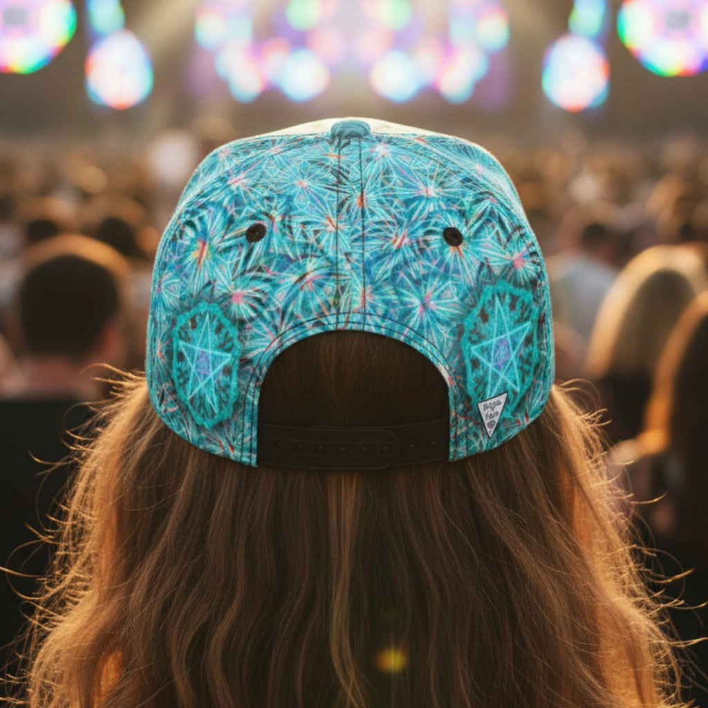 Snapback Hat | Angel Catcher Light Teal