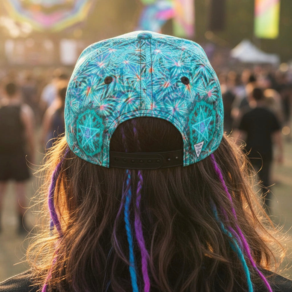 Snapback Hat | Angel Catcher Light Teal