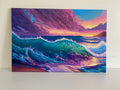 “ Radiant Shores”, ORIGINAL PAINTING, 24” x 36” Acrylic on Canvas by Magus Fawn