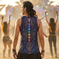 Crushed Velvet Tank Top | Mystical Egyptian