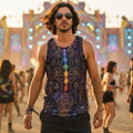 Crushed Velvet Tank Top | Mystical Egypt