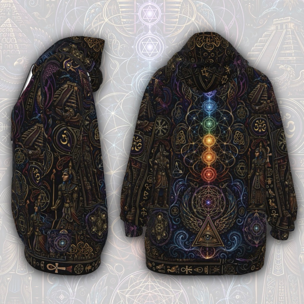 Mystical Egypt Unisex Cotton Pullover Hoodie