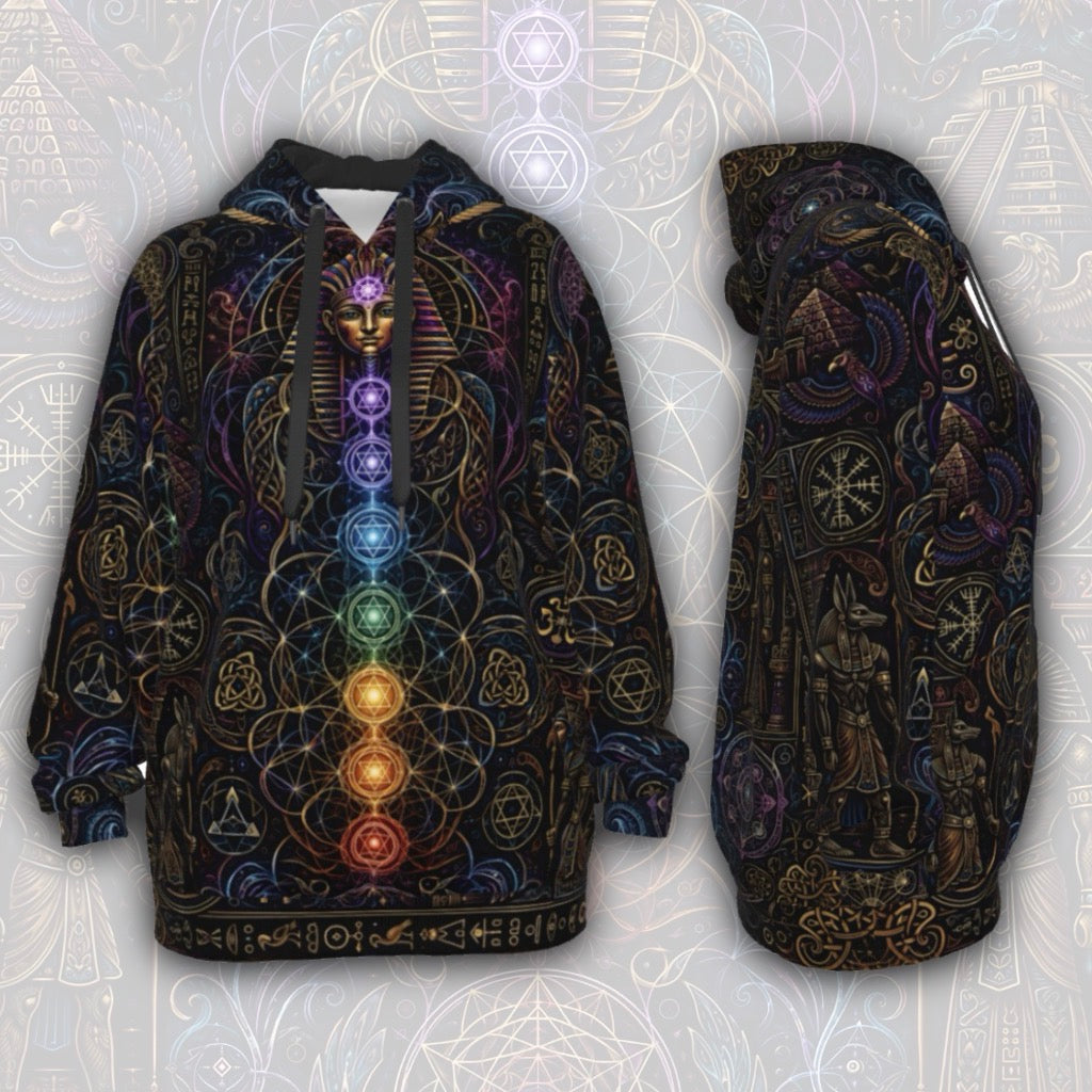 Mystical Egypt Unisex Cotton Pullover Hoodie