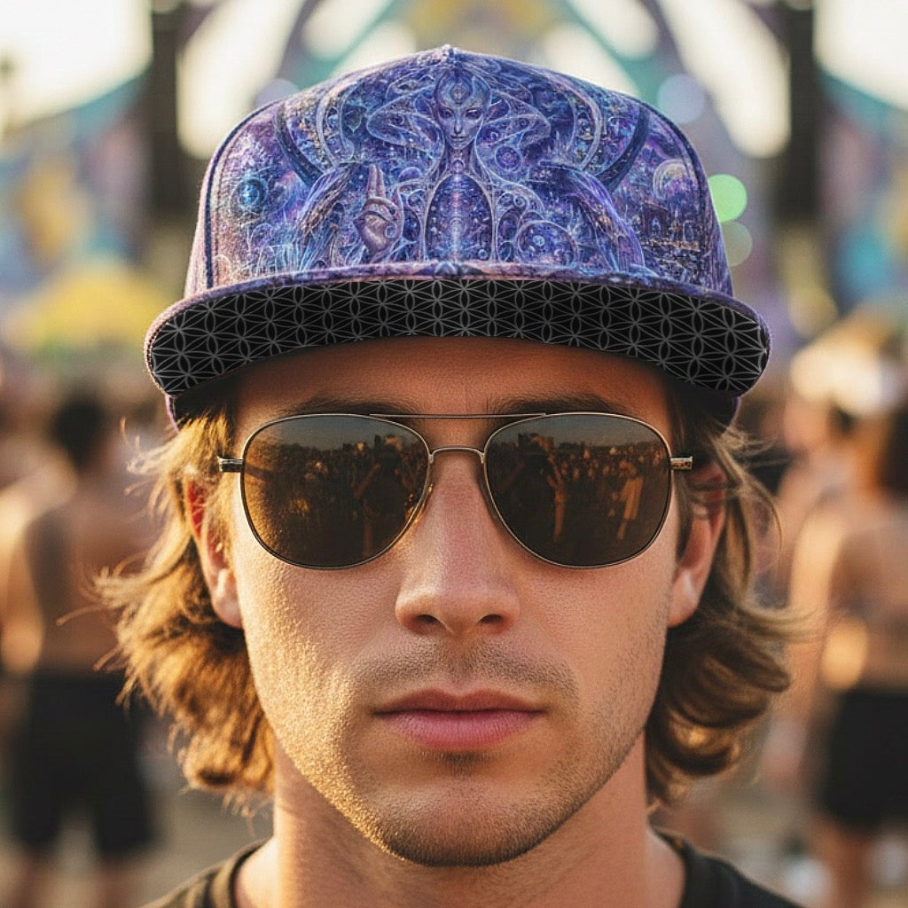 SnapBack Hat | Galactic Alien Oracle