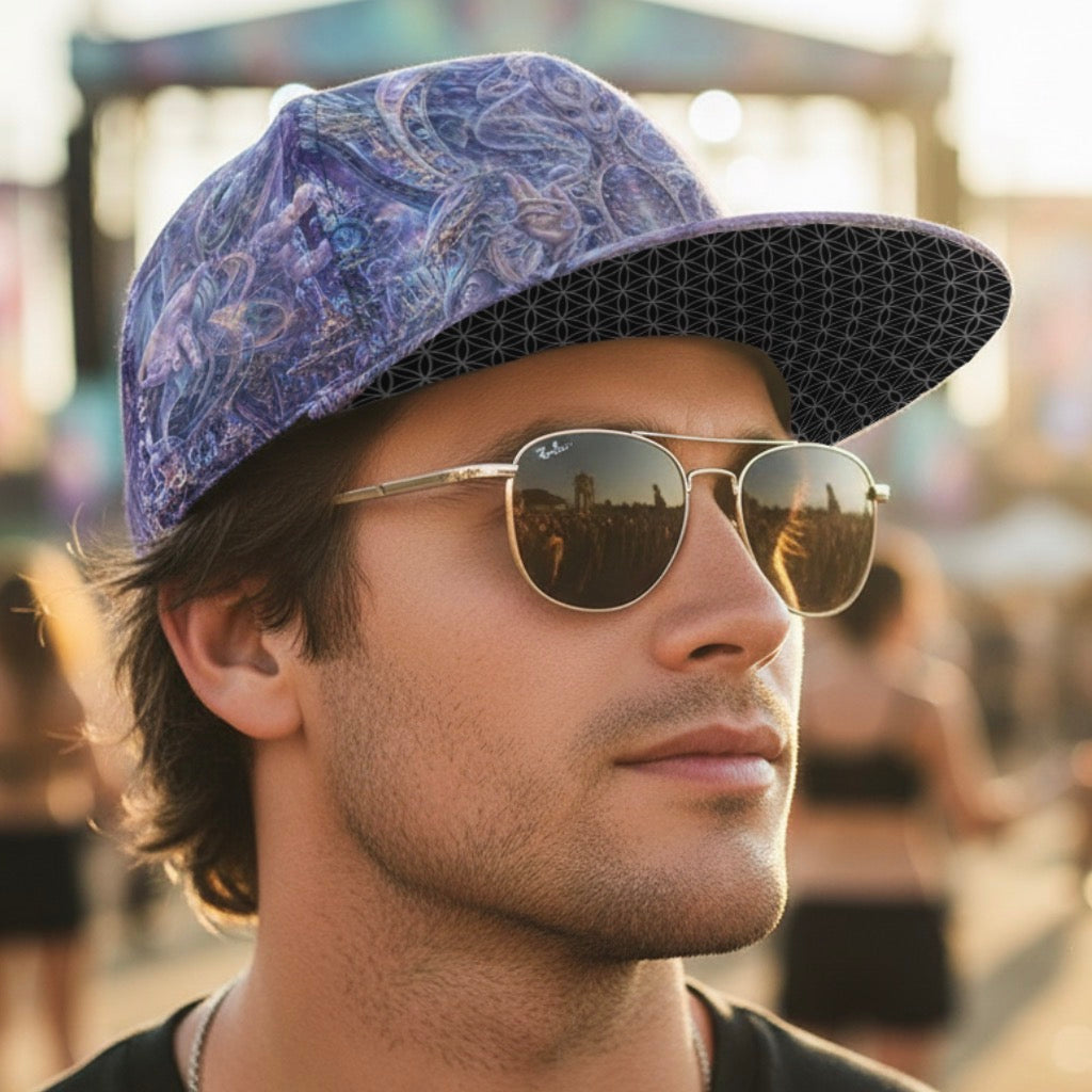 SnapBack Hat | Galactic Alien Oracle