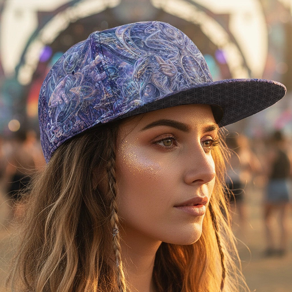 SnapBack Hat | Galactic Alien Oracle