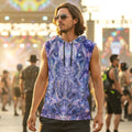 Galactic Alien Oracle Men’s Sleeveless Hoodie