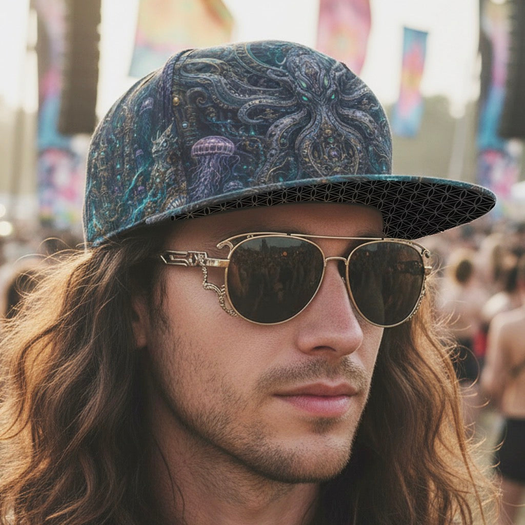 Mechanical Kraken Snapback Hat