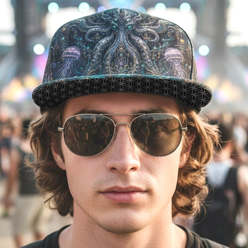 Mechanical Kraken Snapback Hat
