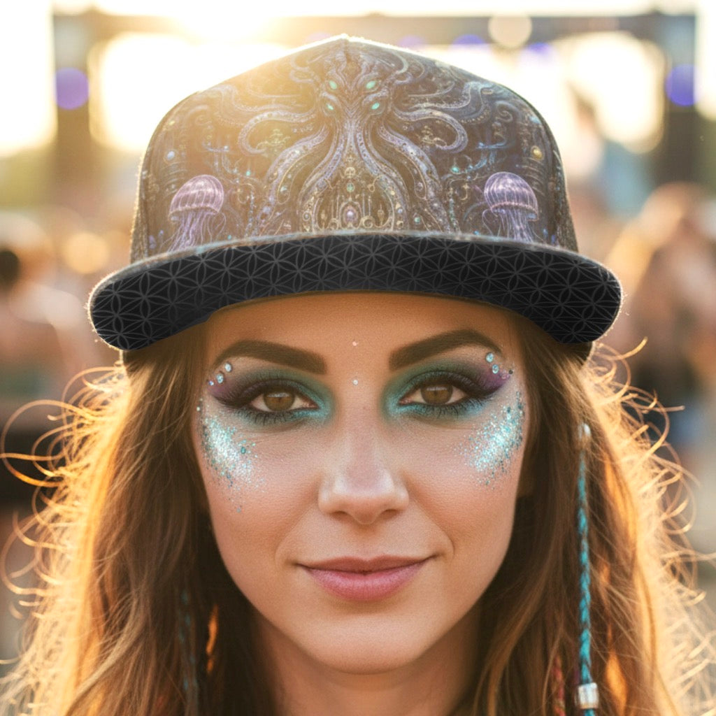 Mechanical Kraken Snapback Hat