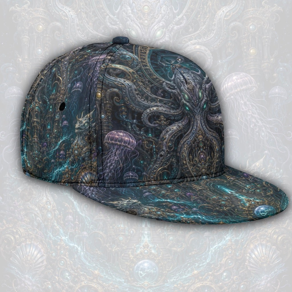 Mechanical Kraken Snapback Hat