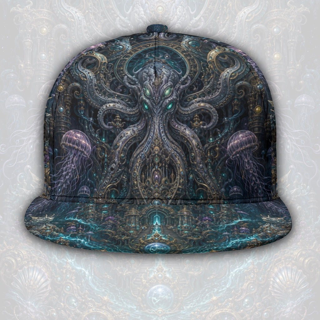 Mechanical Kraken Snapback Hat