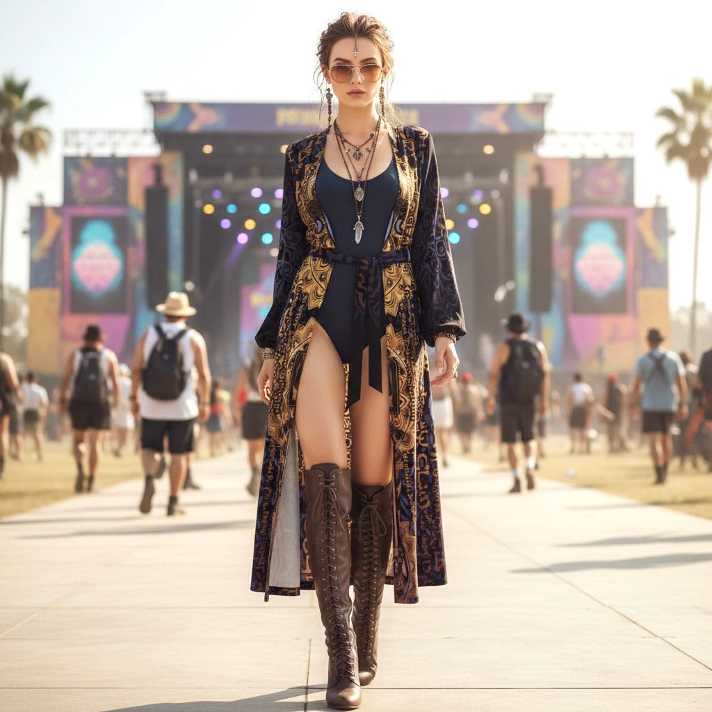 Chiffon Kimono | Enochian Vision Purple