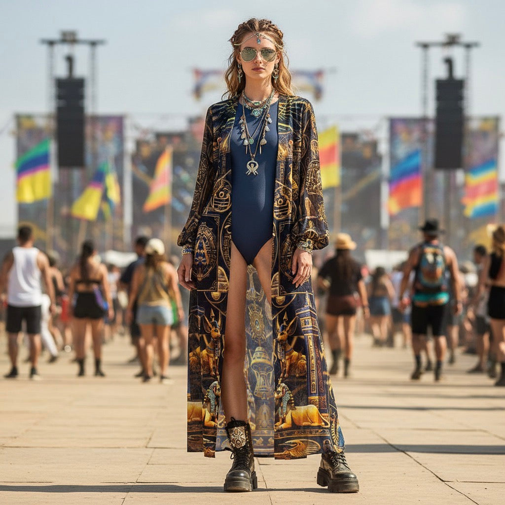 Chiffon Kimono | Egyptian Atlantis