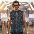 Mechanical Kraken Men’s Sleeveless Hoodie