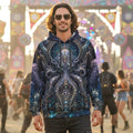 Cotton Unisex Pullover Hoodie | Mechanical Kraken