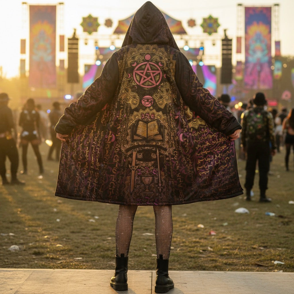 Enochian Vision Red Women's Festival Cloak