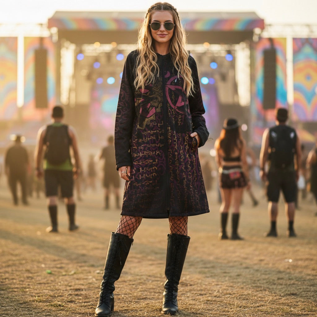 Enochian Vision Red Women's Festival Cloak