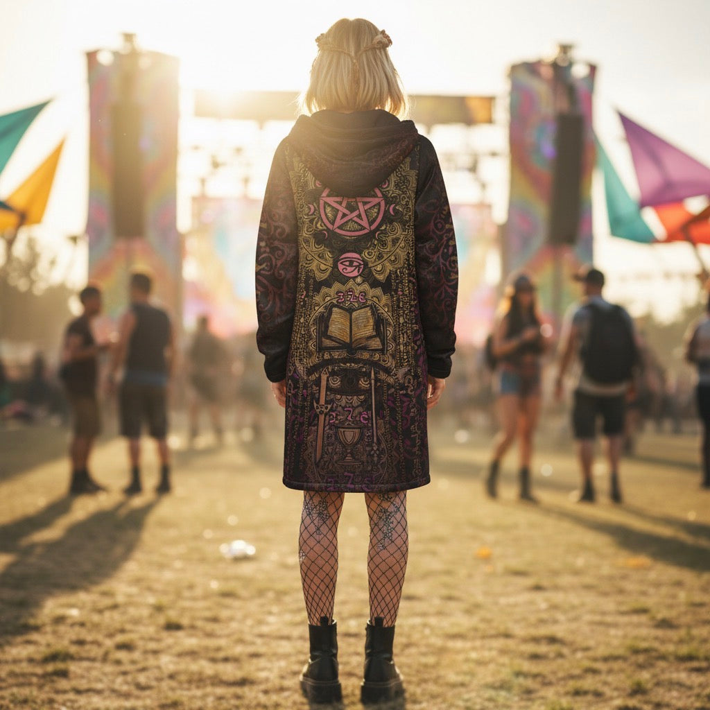 Enochian Vision Red Women's Festival Cloak