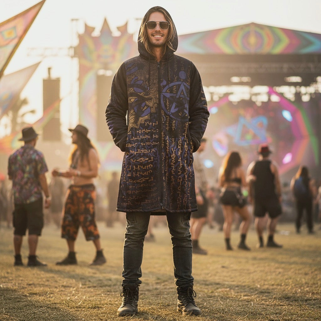 Enochian Vision Blue Men's Festival Cloak