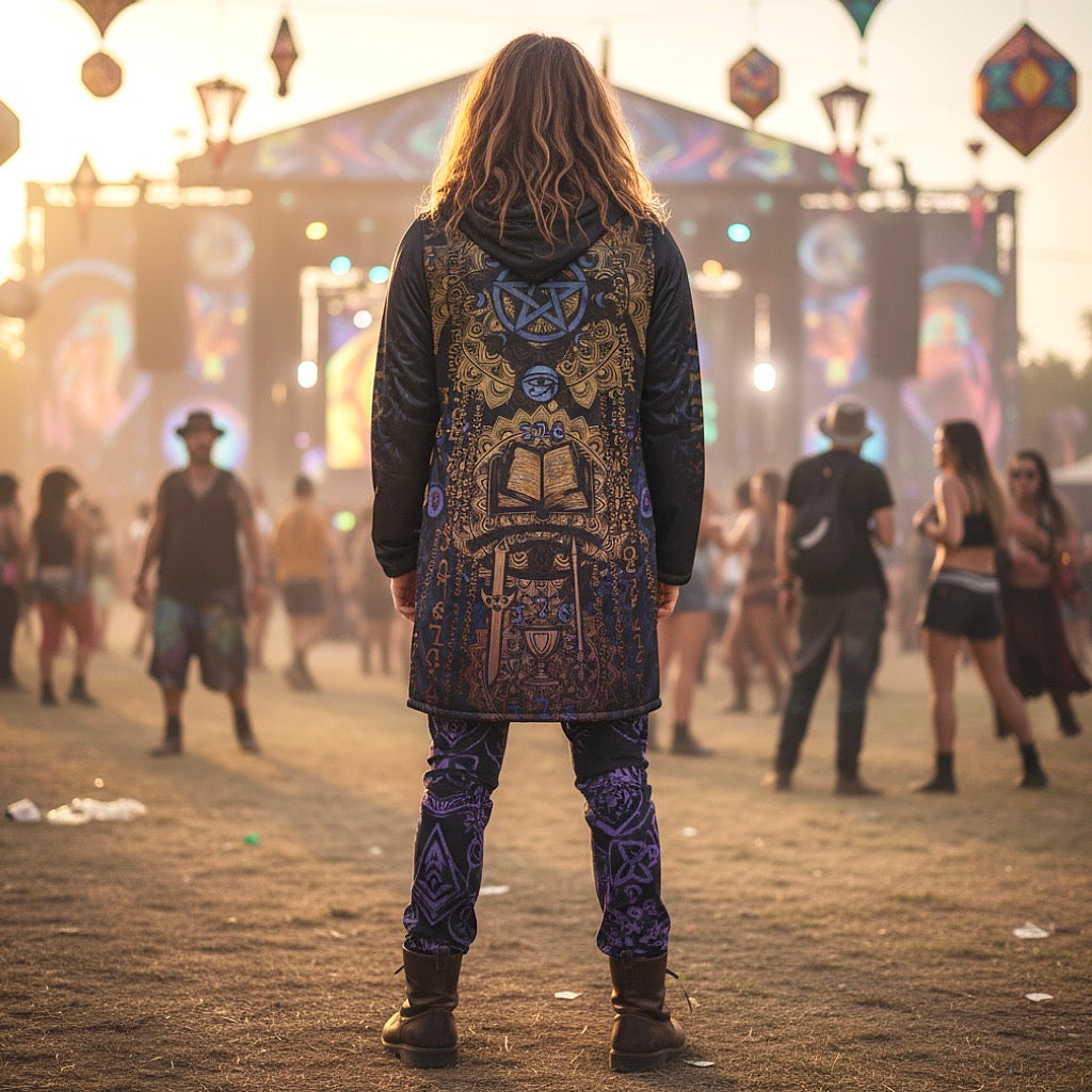 Enochian Vision Blue Men's Festival Cloak