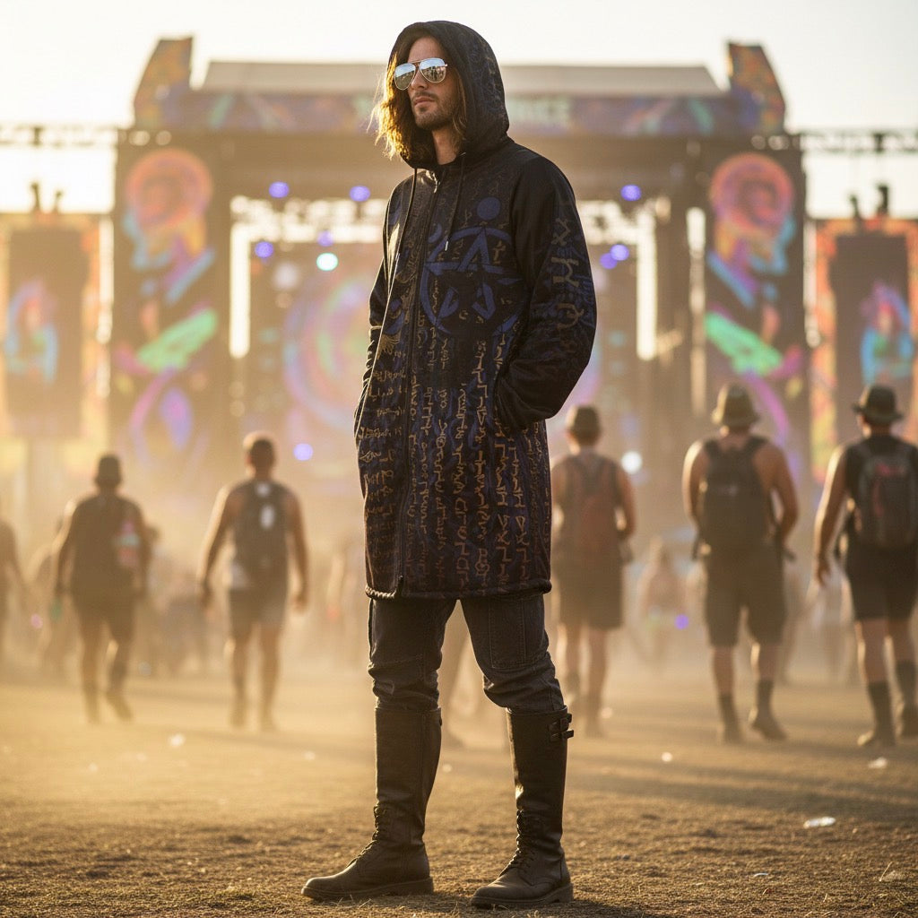 Enochian Vision Blue Men's Festival Cloak