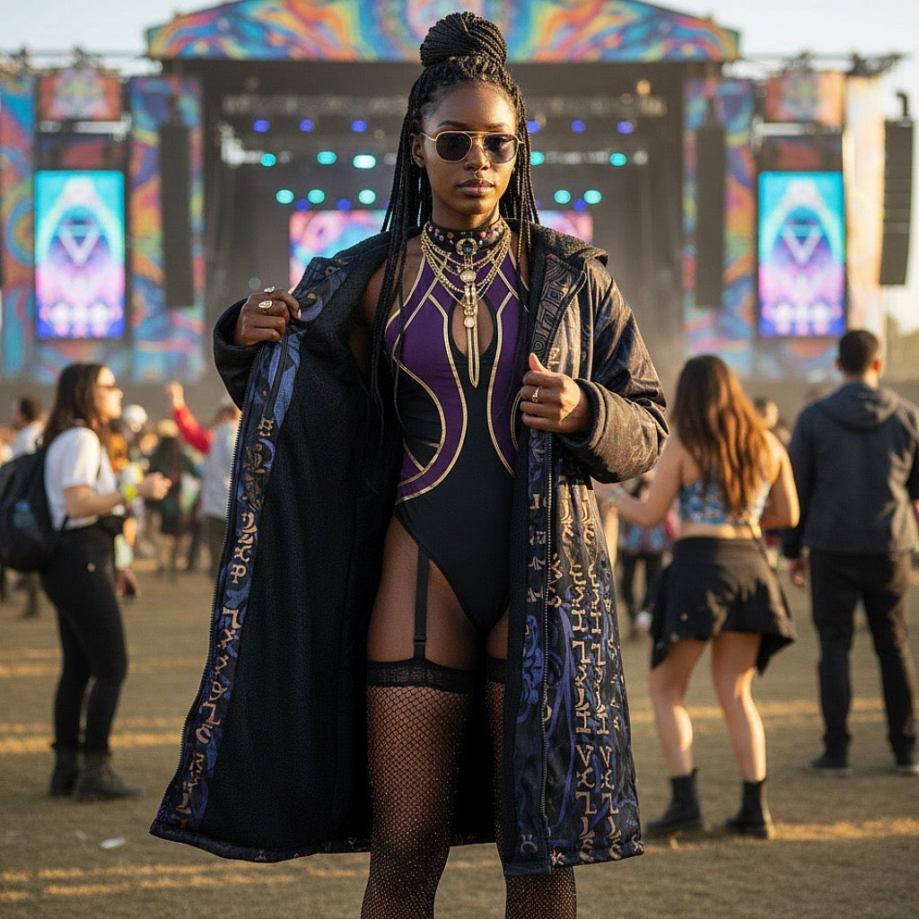 Enochian Vision Blue Women's Festival Cloak