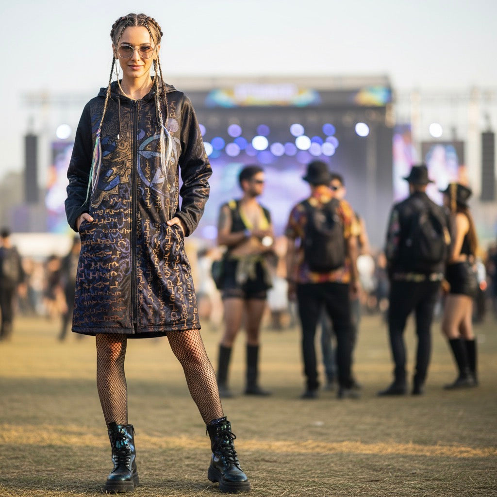 Enochian Vision Blue Women's Festival Cloak